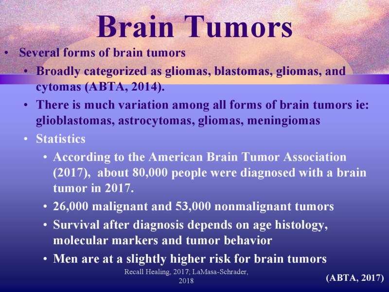 Emotional roots in Brain Cancers page 9